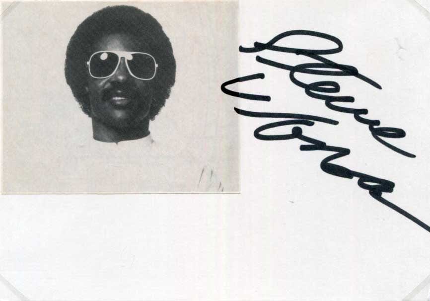 Stevie Wonder Autograph Autogramm | ID 8497547149461