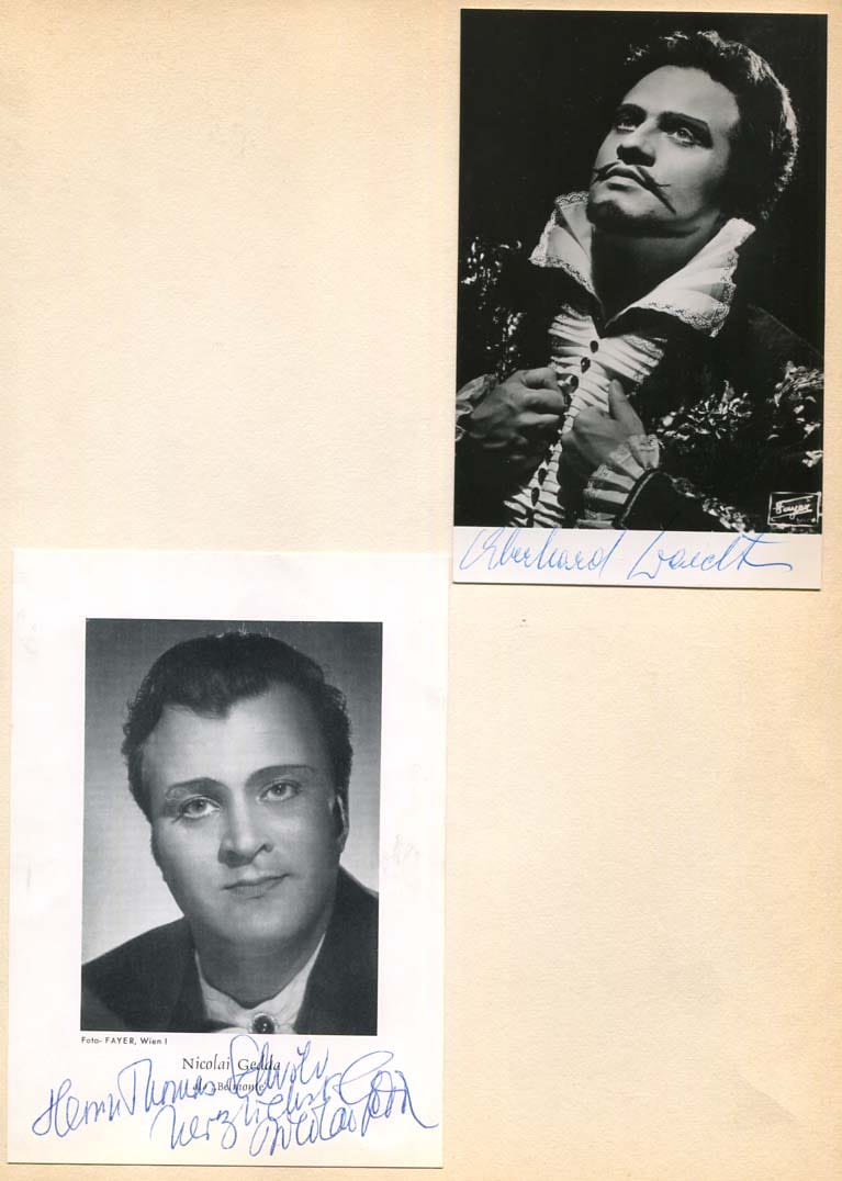 Tenors & Baritone Autograph Autogramm | ID 7874004353173
