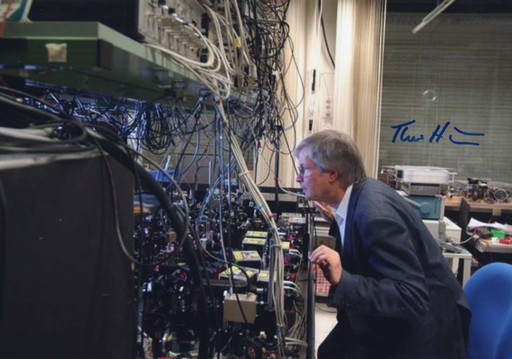 Theodor W. Hänsch Autograph Autogramm | ID 8096630734997