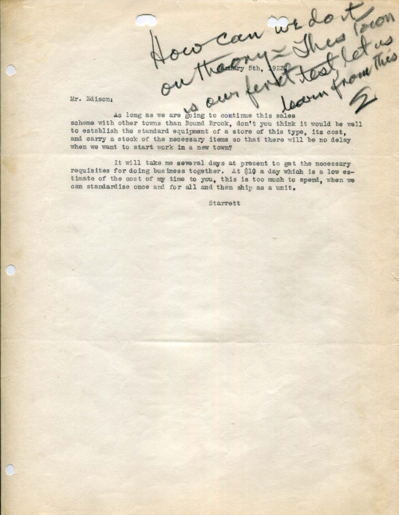 Thomas Edison Autograph Autogramm | ID 8103079739541