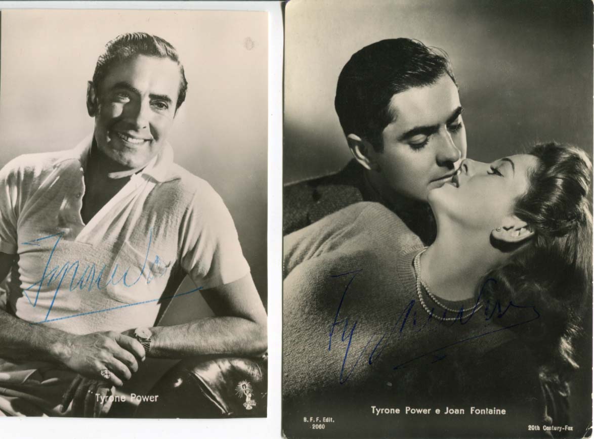 Tyrone Power Autograph Autogramm | ID 8295787266197