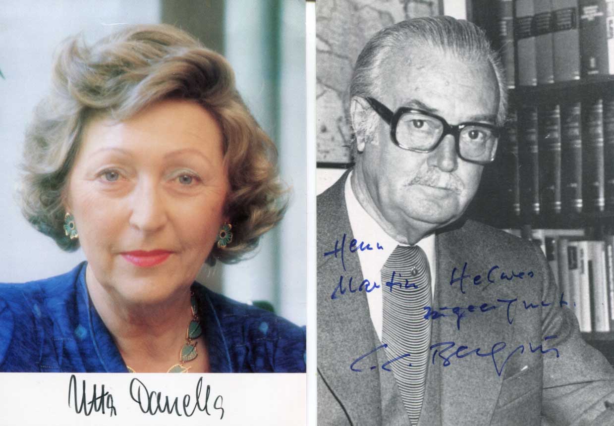 Utta Danella & C. C. Bergius Autographs