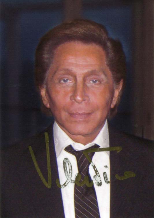 Valentino Clemente Ludovico Garavani Autograph Autogramm | ID 8131638821013
