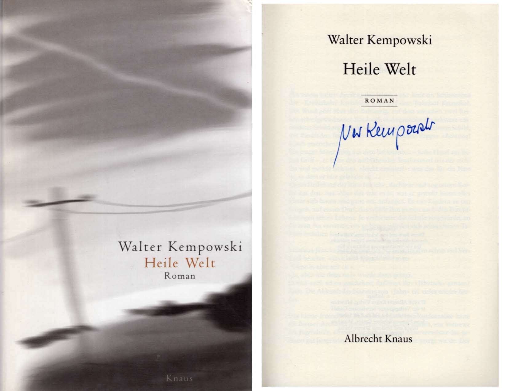 Walter Kempowski Autograph Autogramm | ID 8074978984085