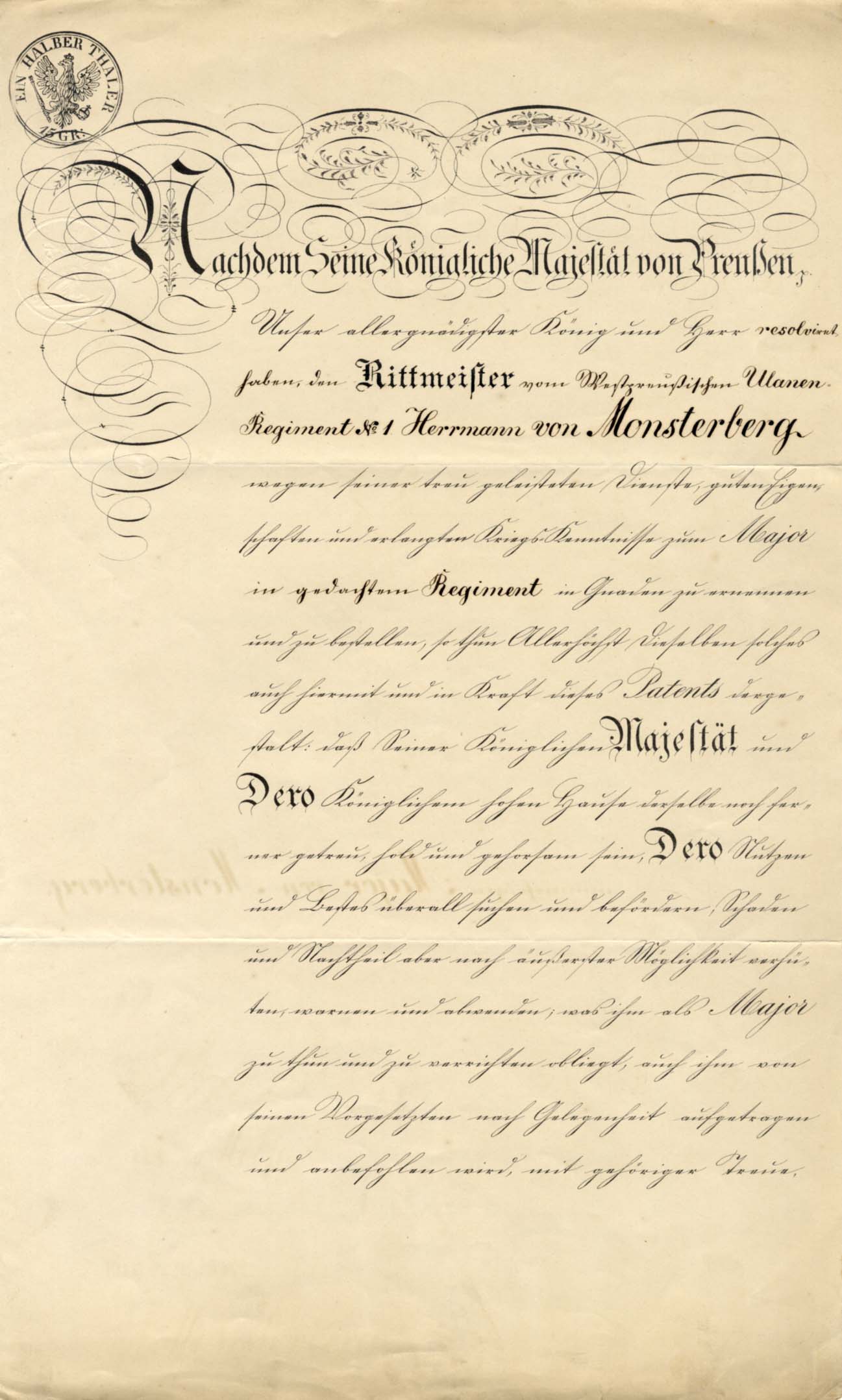 Wilhelm Friedrich Ludwig Wilhelm I of Prussia Autograph Autogramm | ID 8000546865301