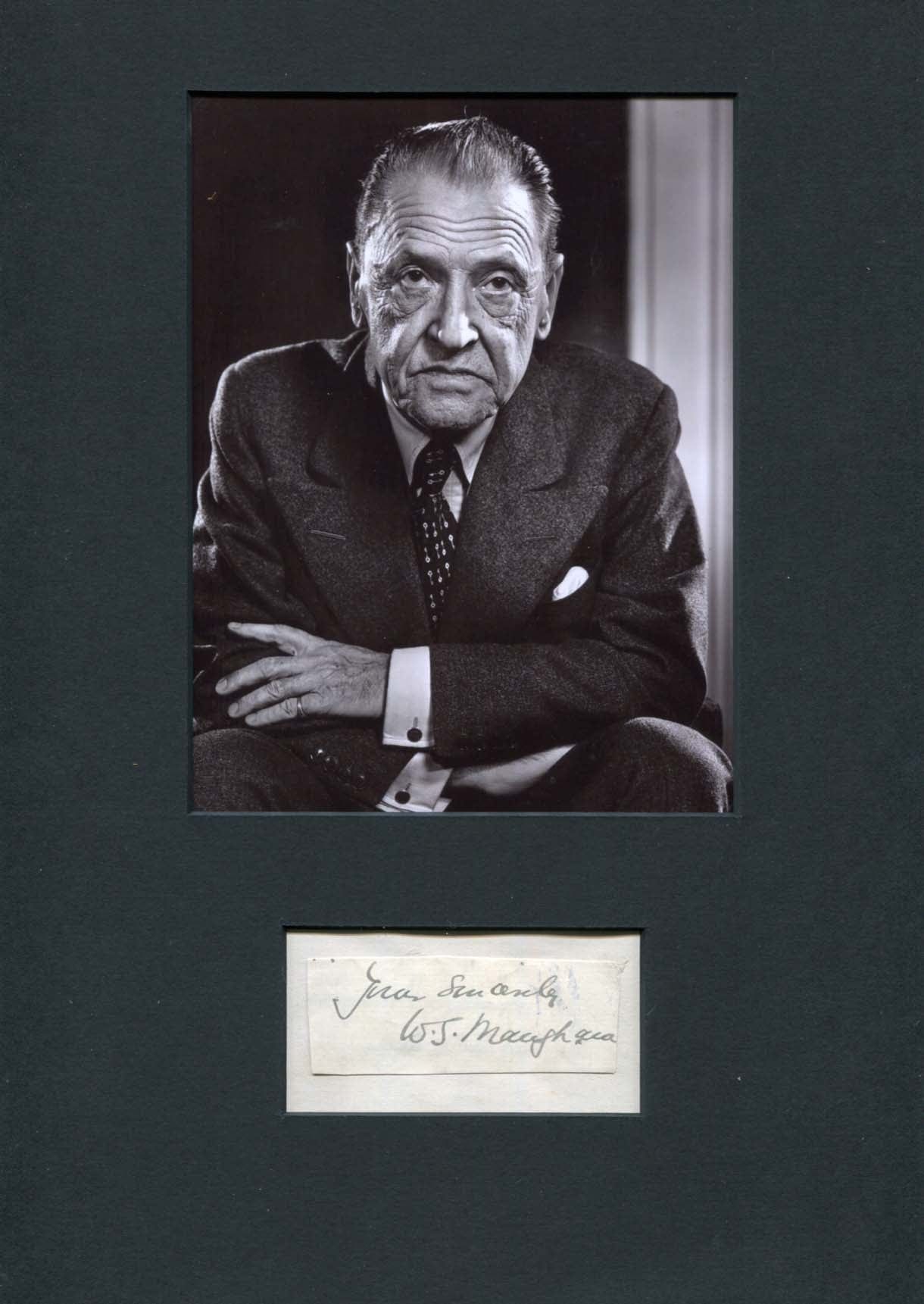William Somerset Maugham Autograph Autogramm | ID 8104331313301