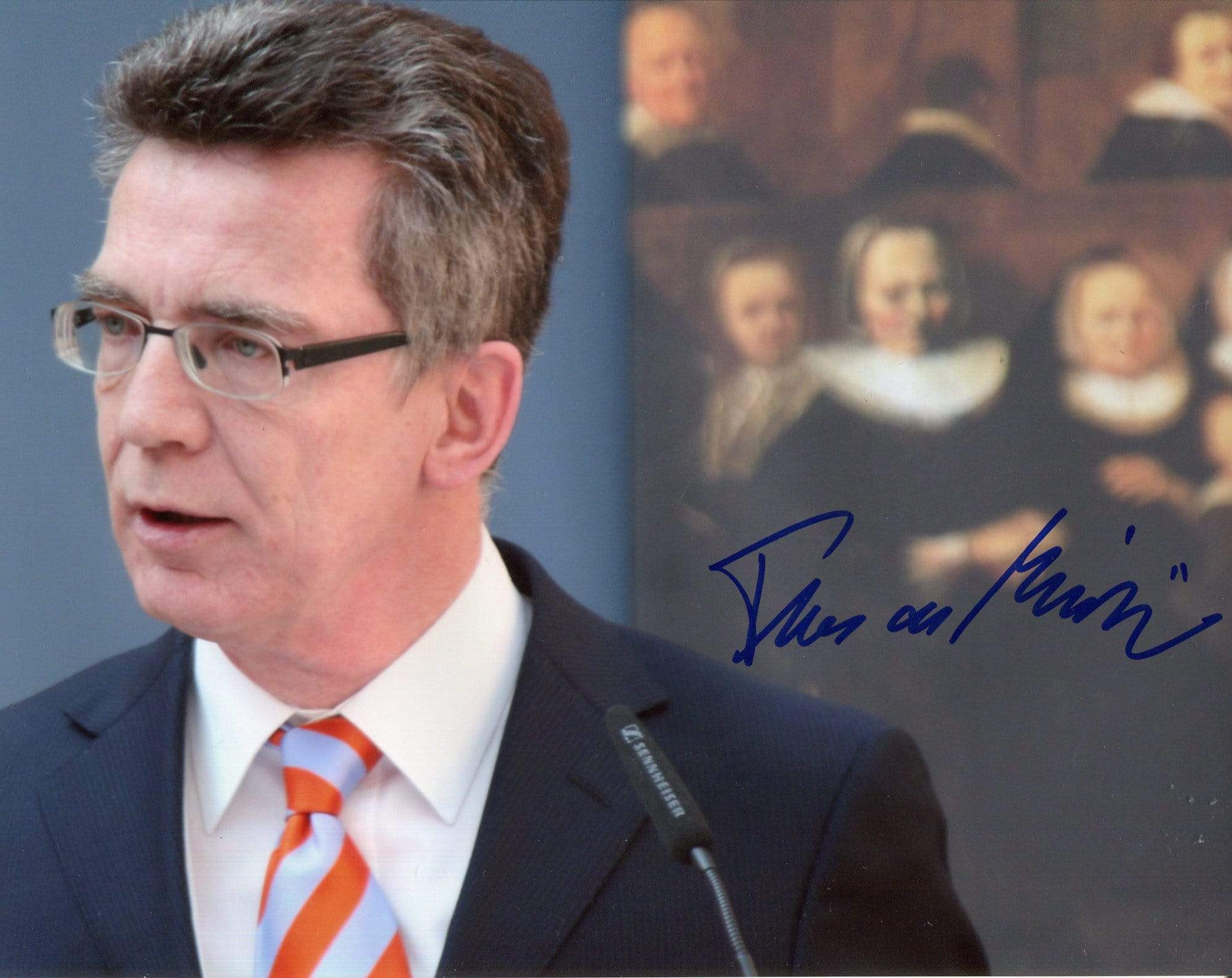 de Maizière, Thomas autograph