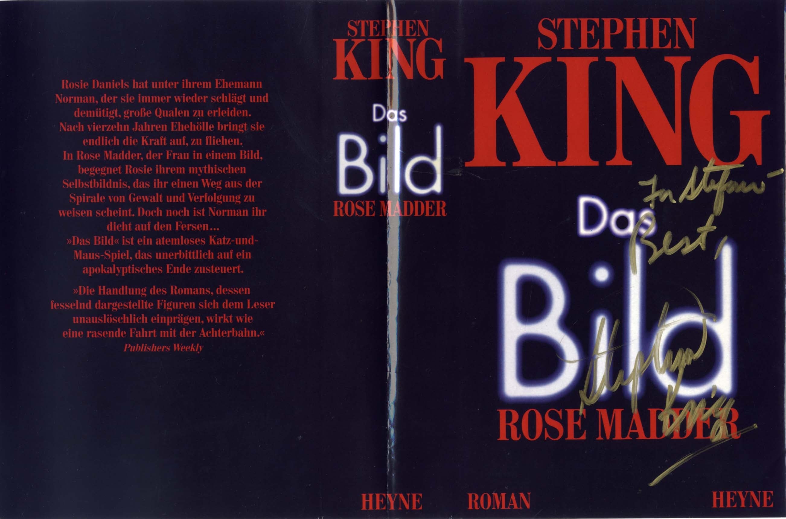 King, Stephen autograph