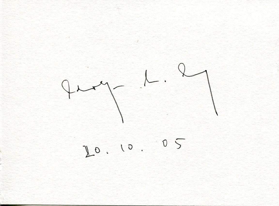 Muschg, Adolf autograph