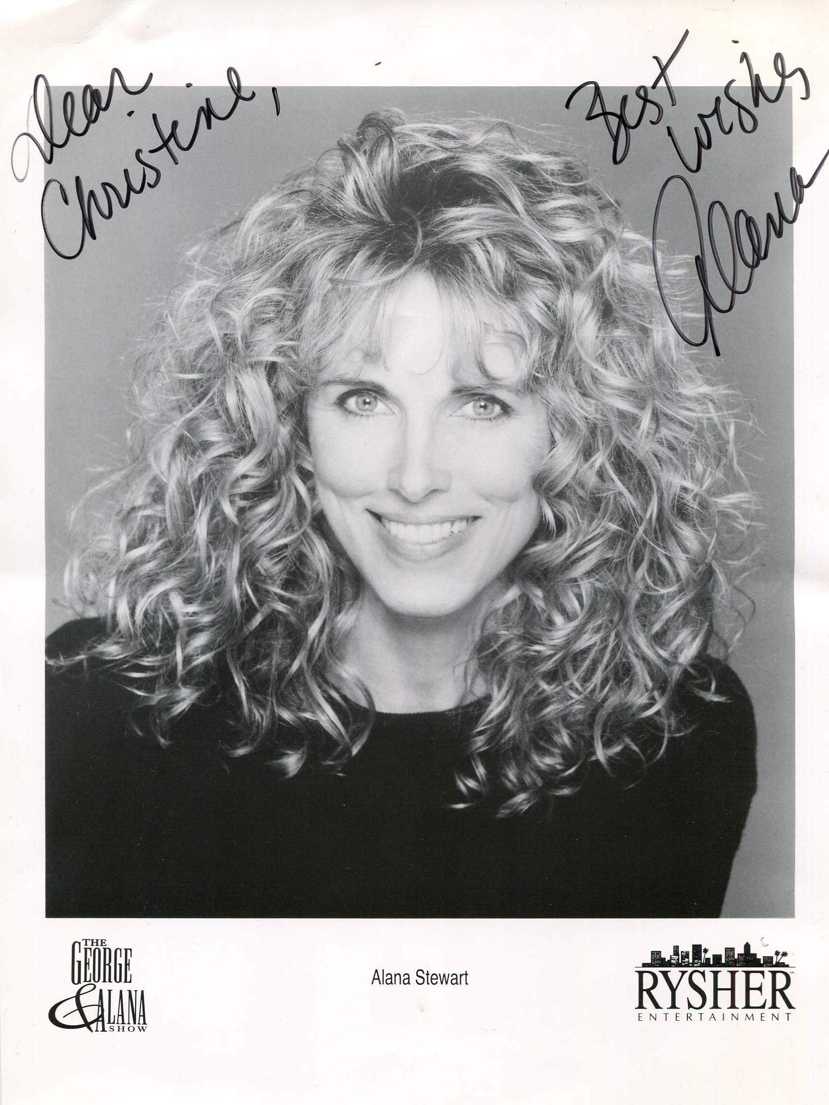 Stewart, Alana autograph