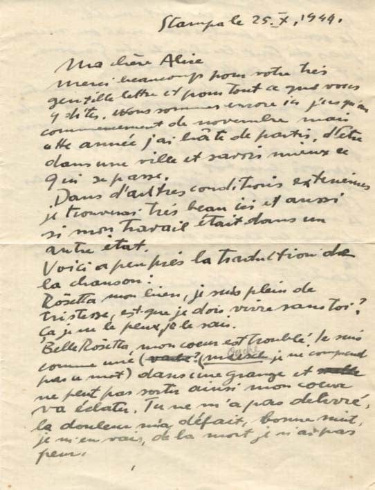 Alberto Giacometti Autograph Autogramm | ID 7266549268629