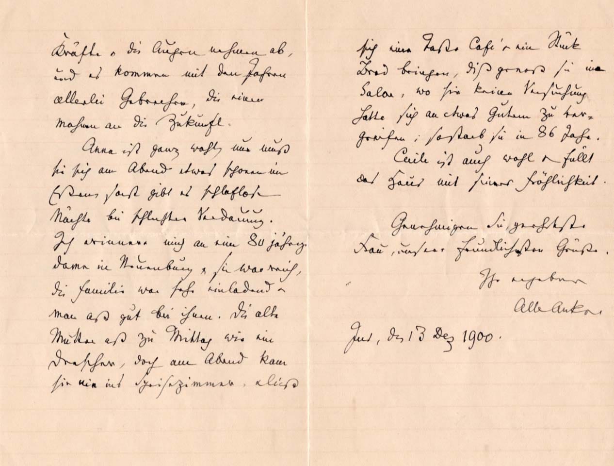 Albrecht Samuel Anker Autograph Autogramm | ID 7849877438613