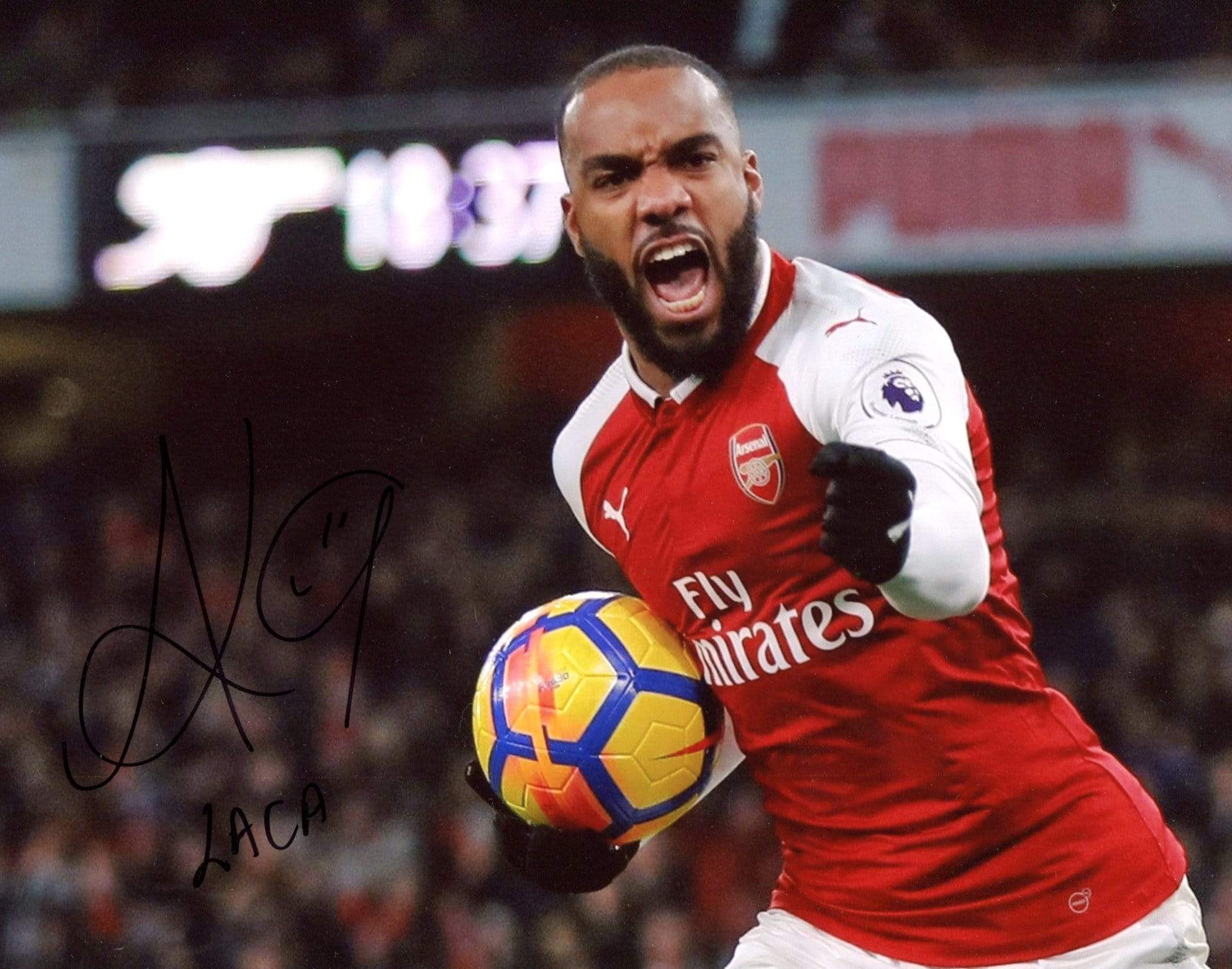 Lacazette, Alexandre autograph