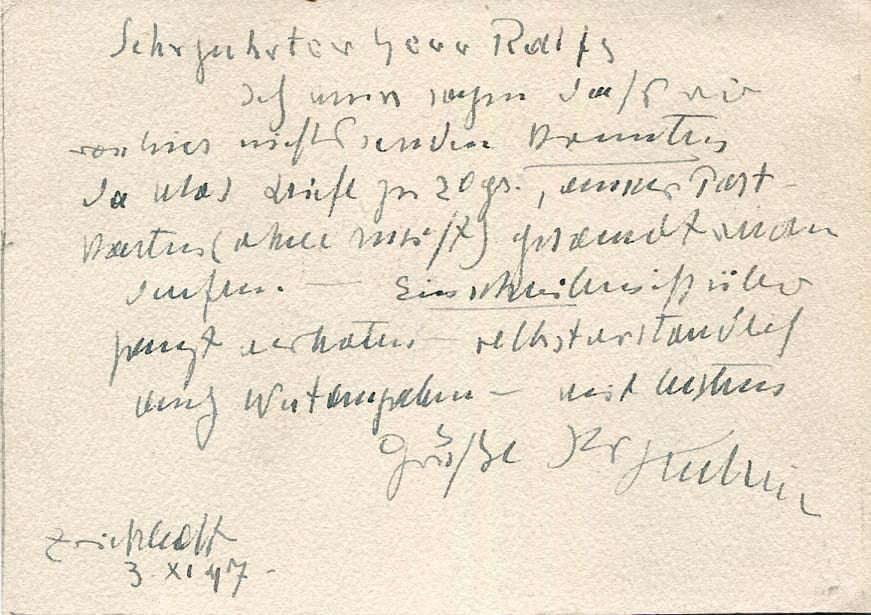 Alfred Leopold Isidor Kubin Autograph Autogramm | ID 7629150224533