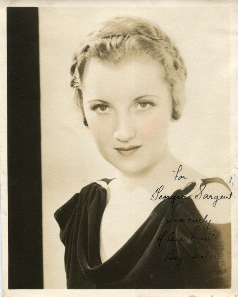 Alice Frost Autograph Autogramm | ID 7431983530133