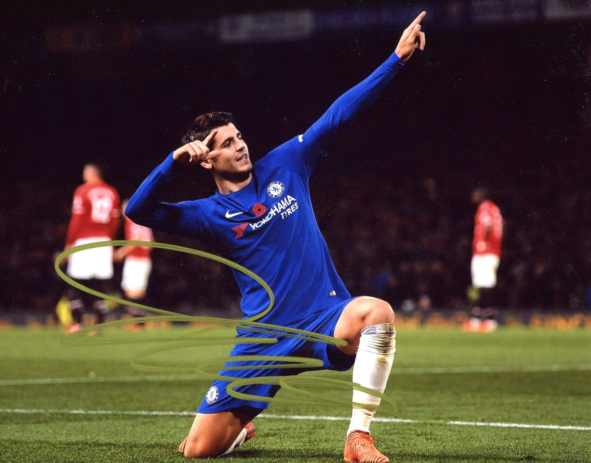 Morata, Álvaro autograph