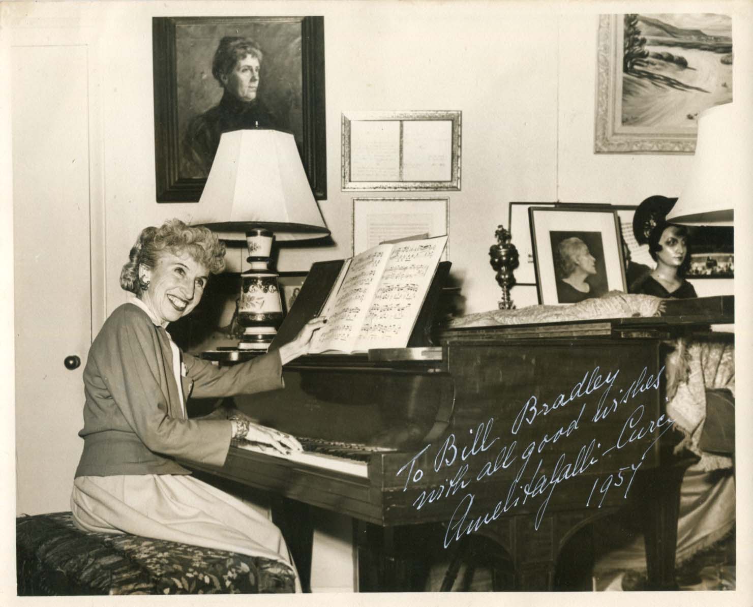 Amelita Galli-Curci Autograph