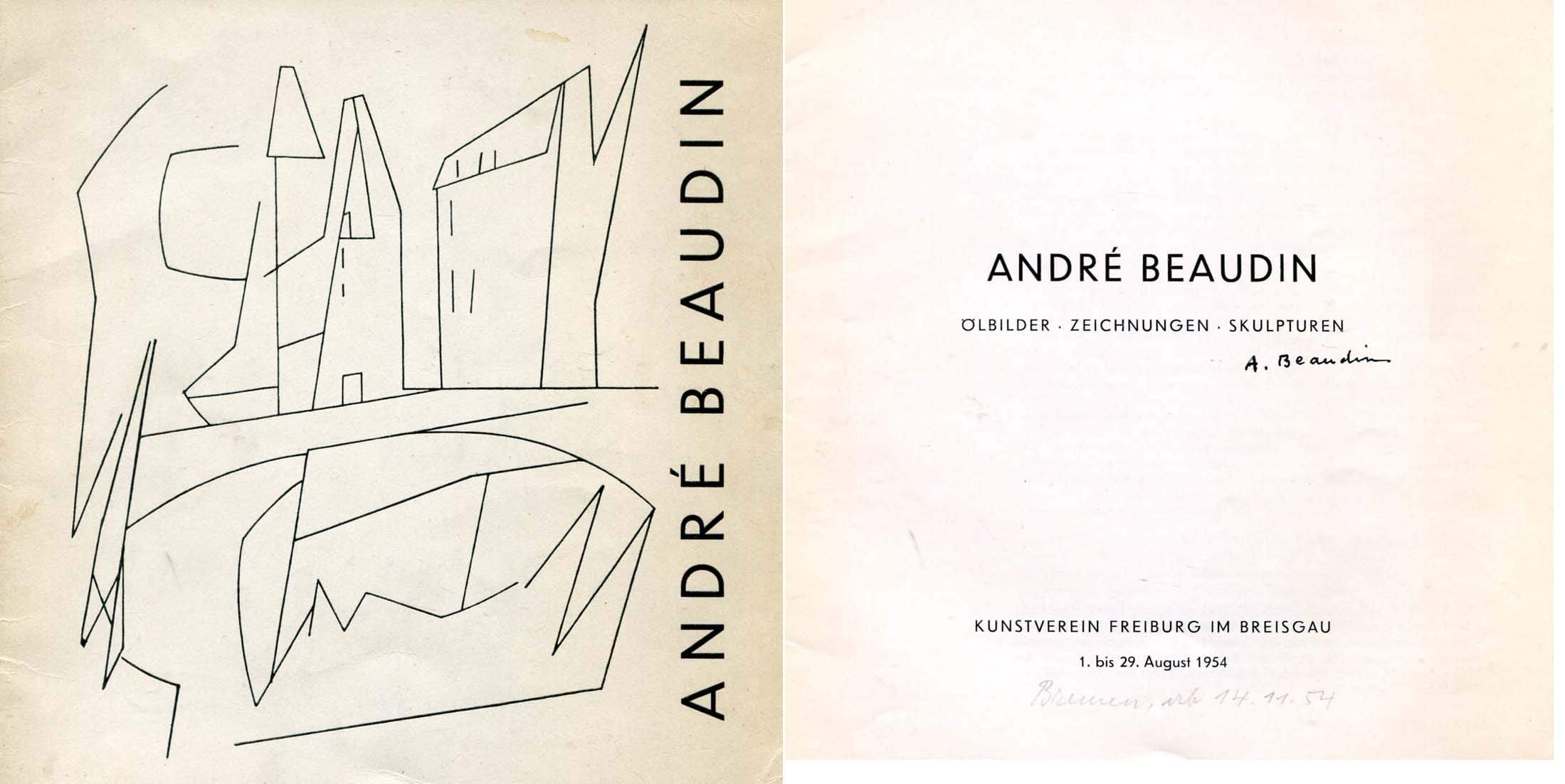 Beaudin, André autograph