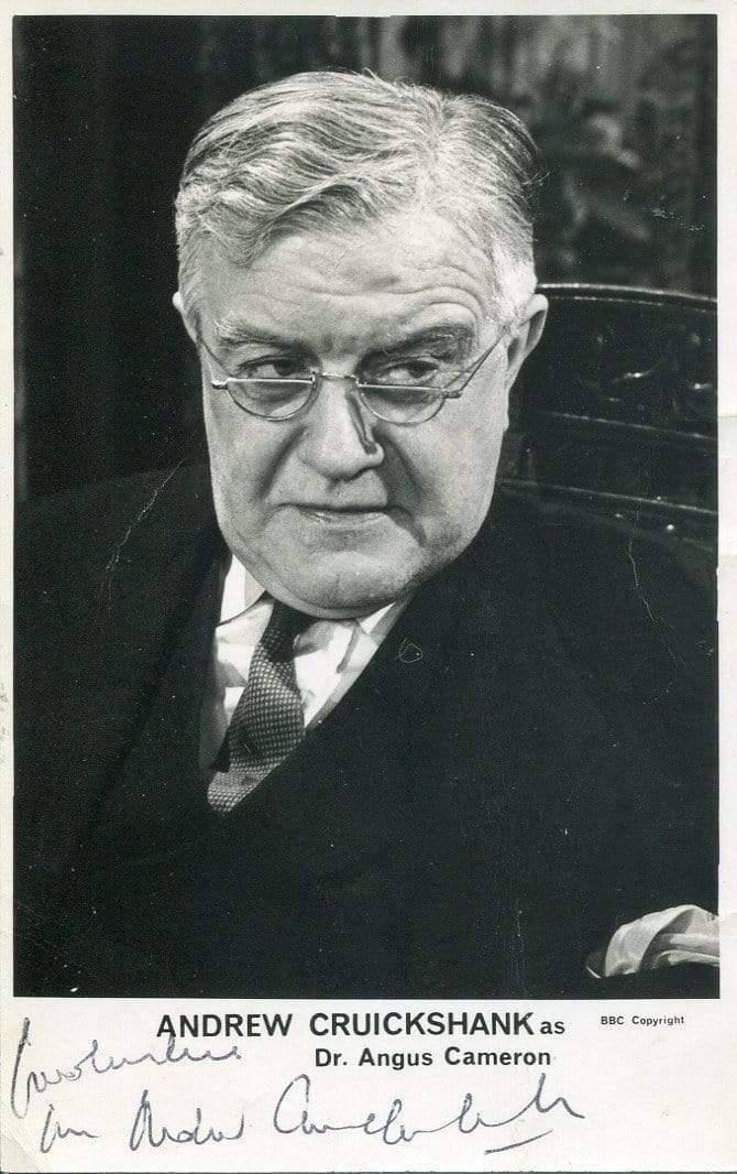 Cruickshank, Andrew autograph