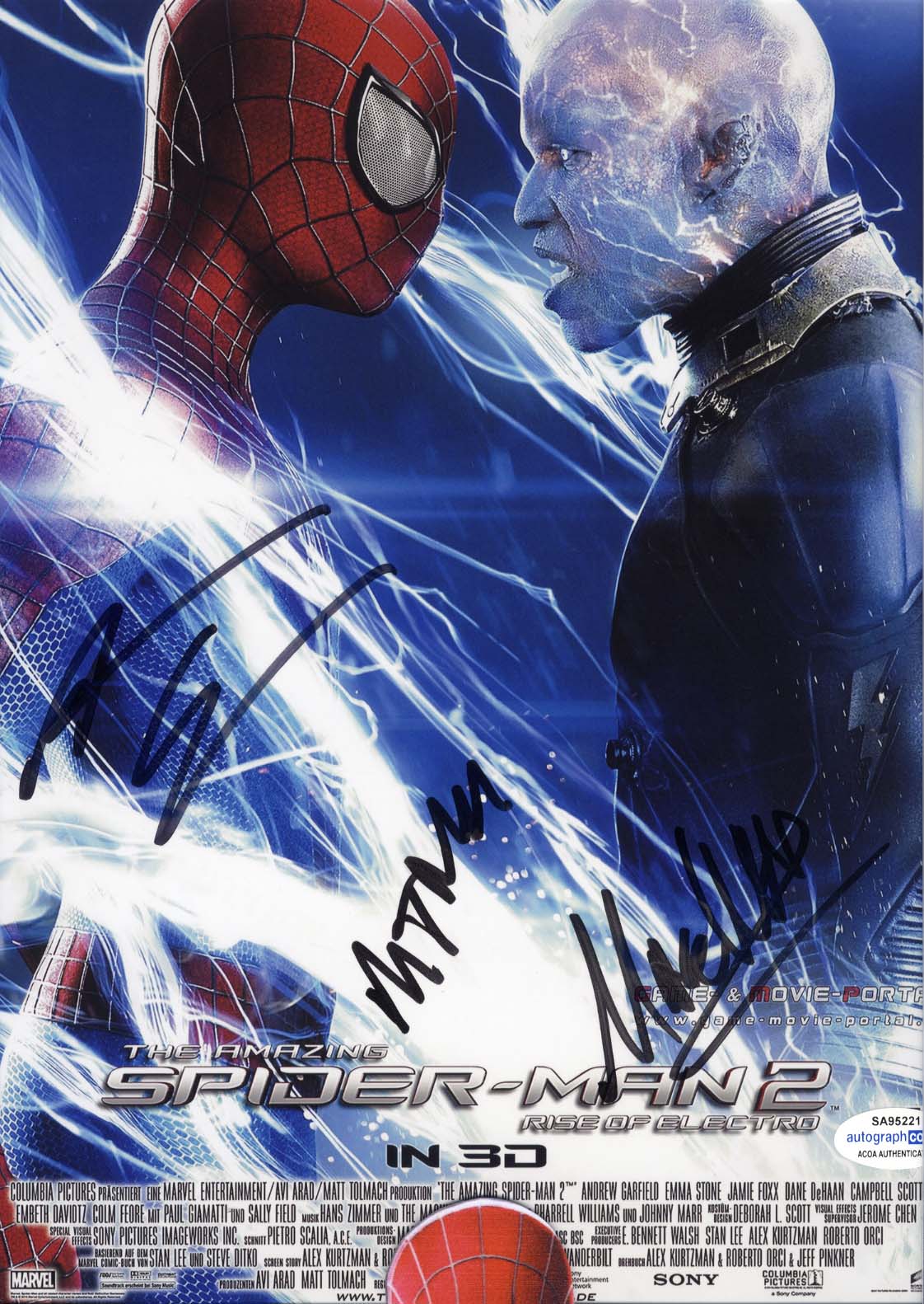 Spider-Man 2 Autogramme