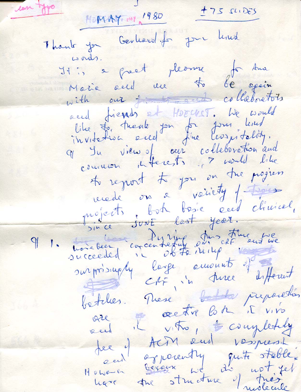 Andrew Victor Schally Autograph Autogramm | ID 6924284002453