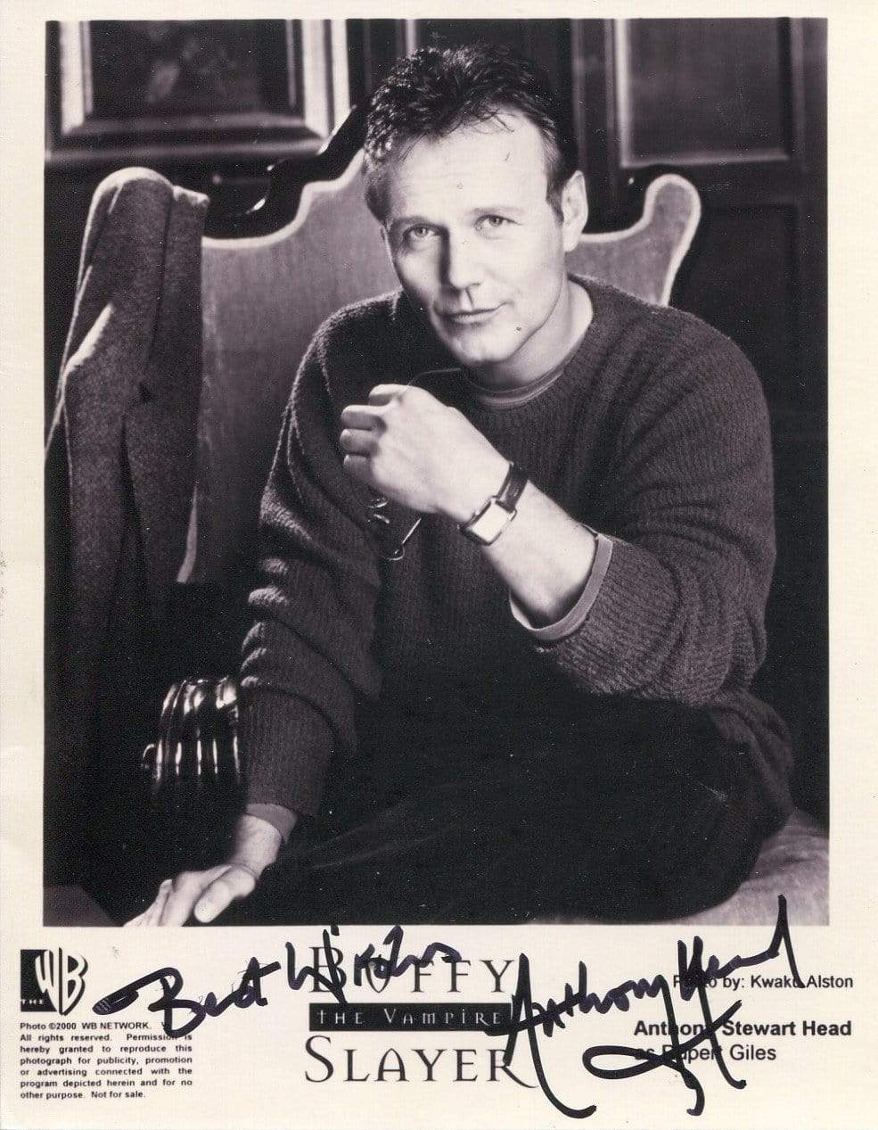 Heald, Anthony autograph