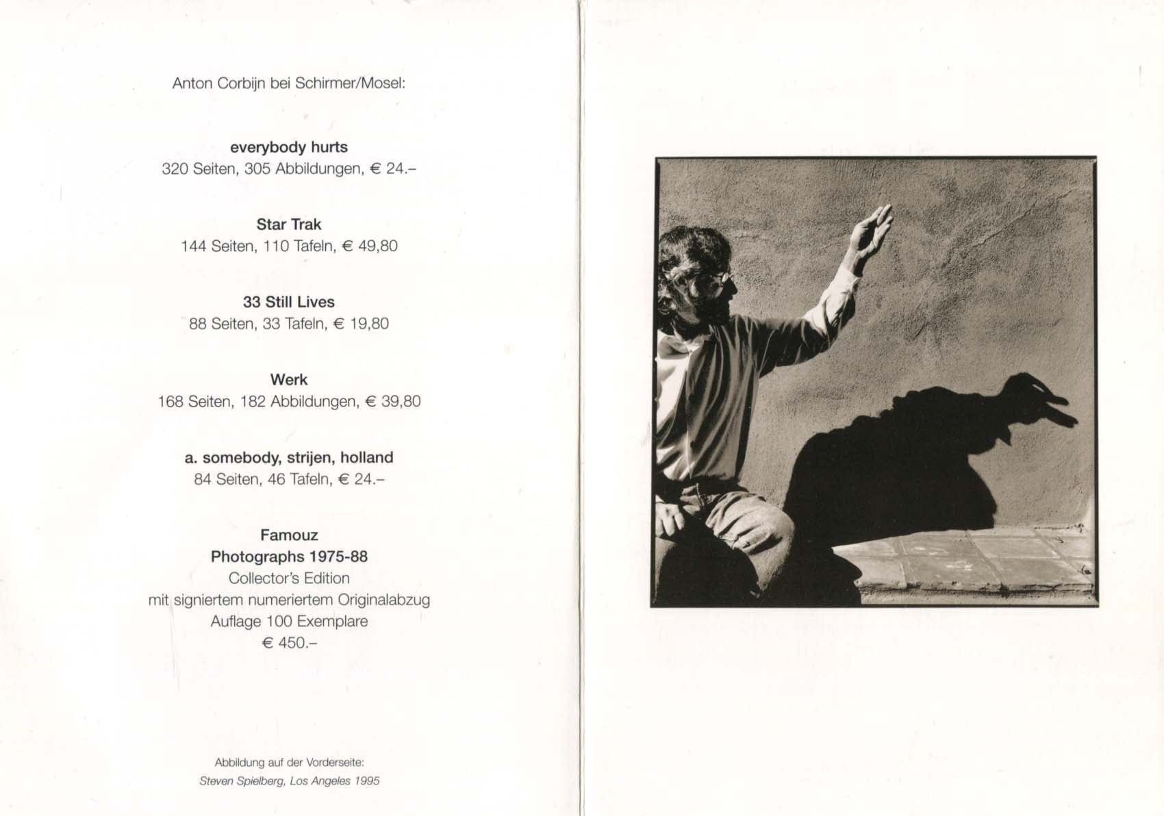 Anton Corbijn Autograph Autogramm | ID 7799147364501