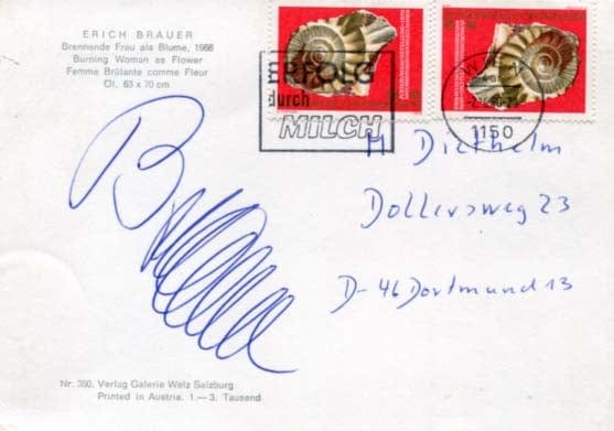 Arik Brauer Autograph Autogramm | ID 7315474382997