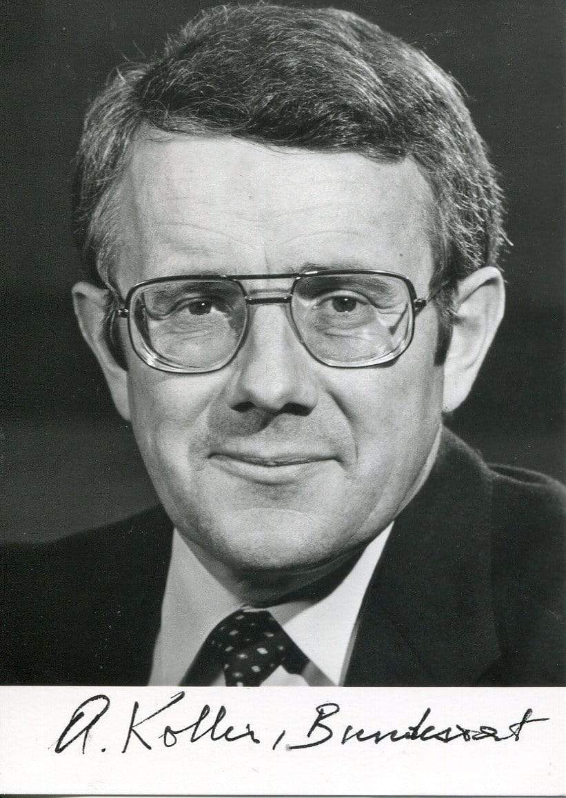 Arnold Koller Autograph Autogramm | ID 6960363929749