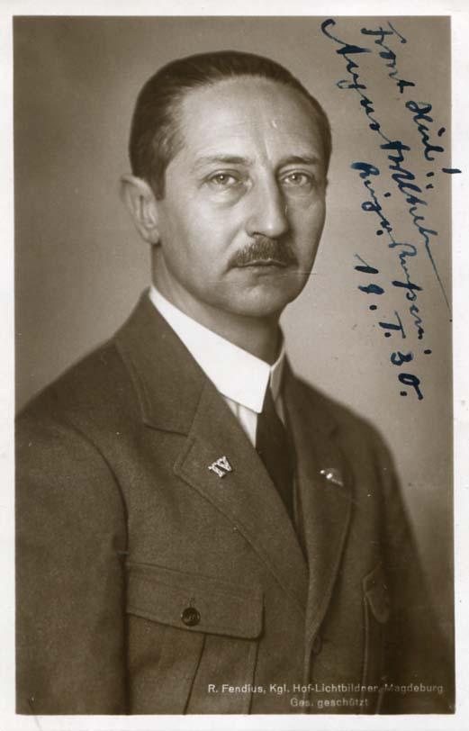 August Wilhelm Heinrich Günther Viktor Prince August Wilhelm of Prussi