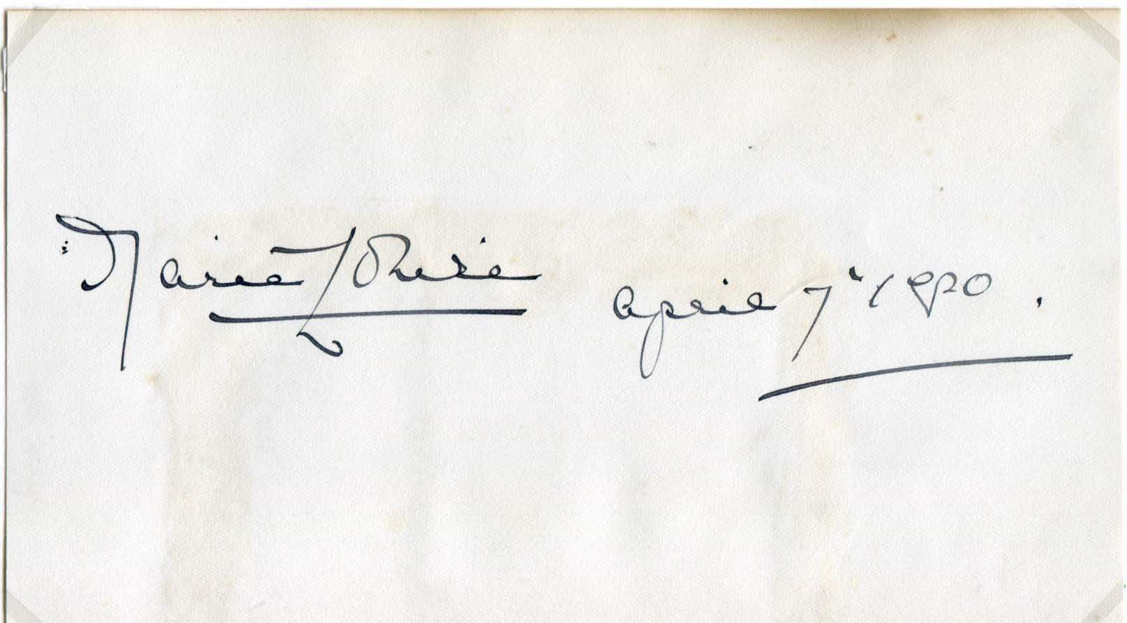 Autograph Autogramm | ID 7030201090197