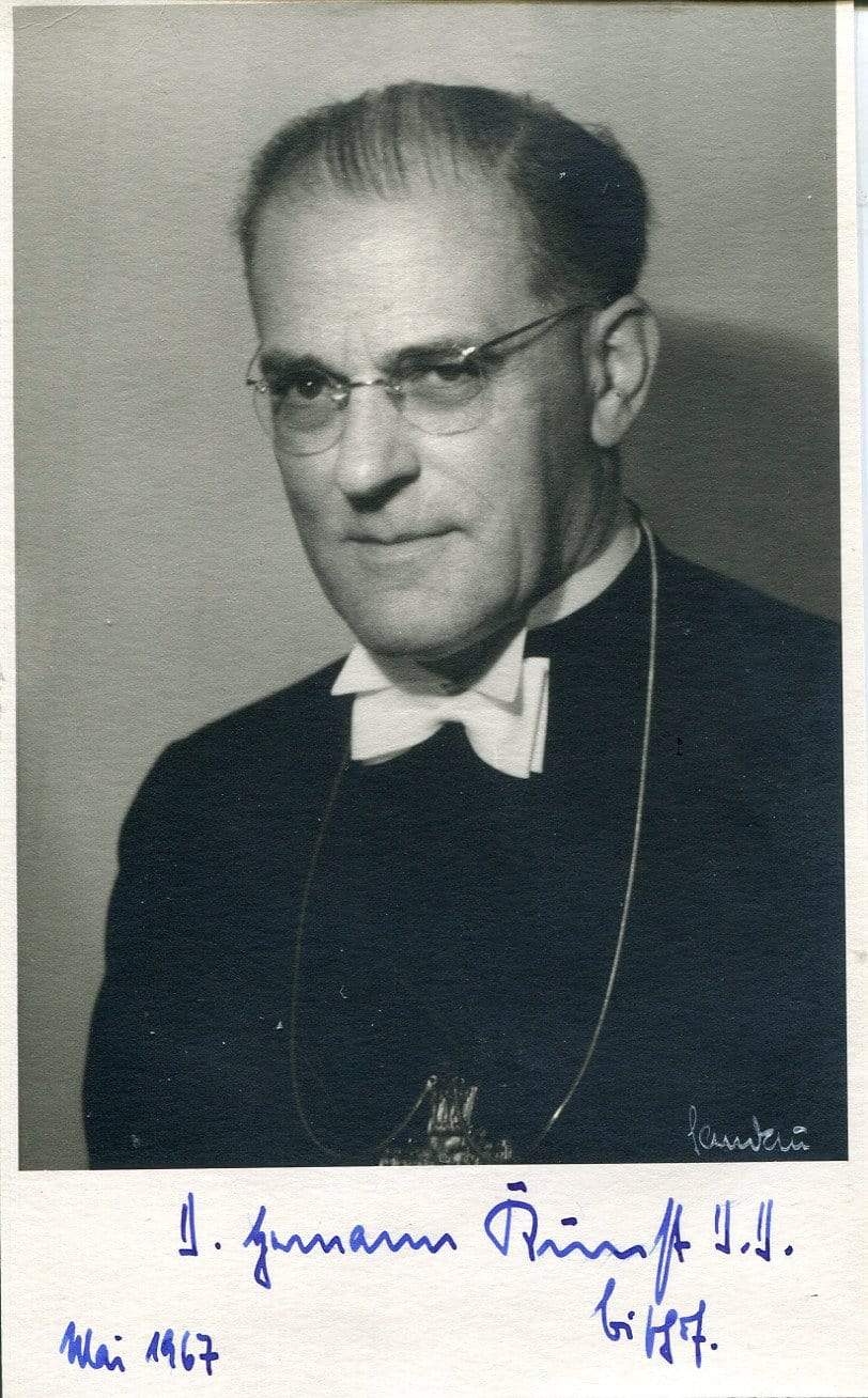 Kunst, Hermann autograph