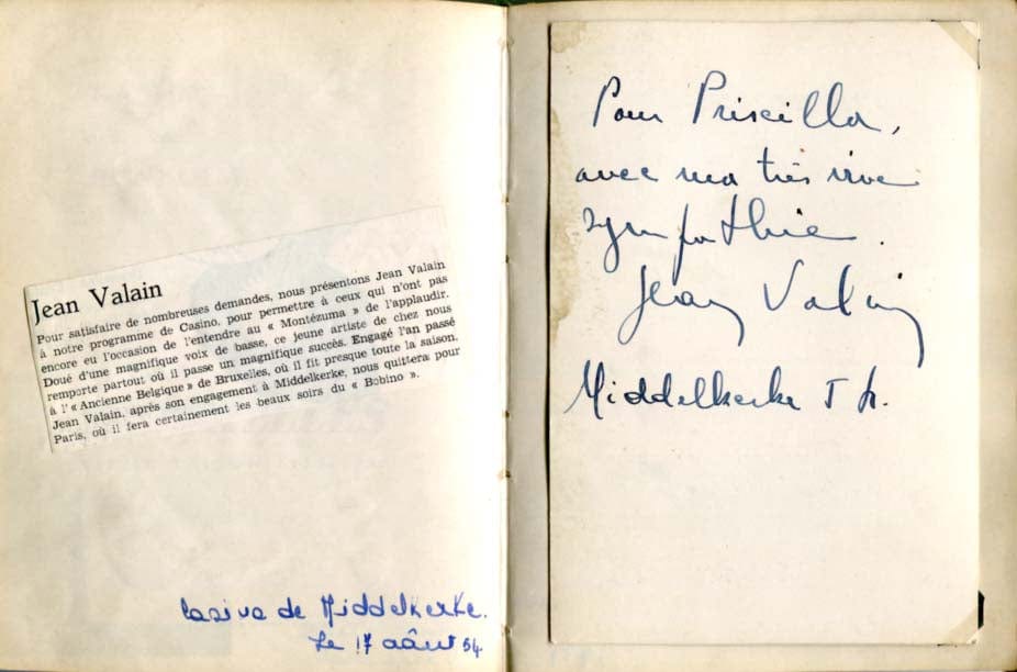 Singers & Actors Autographs