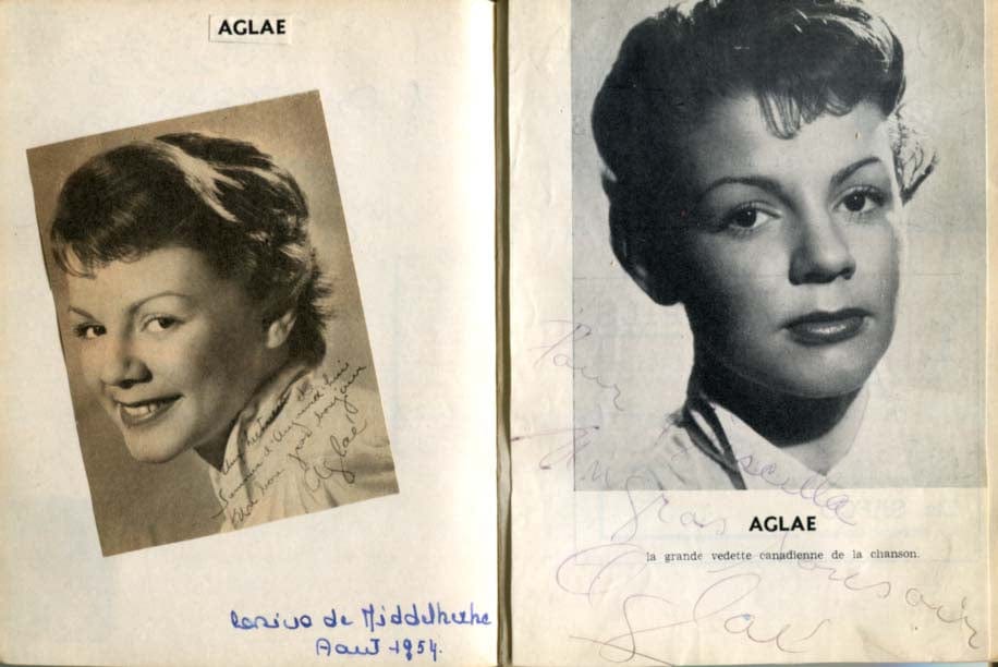 Singers & Actors Autographs