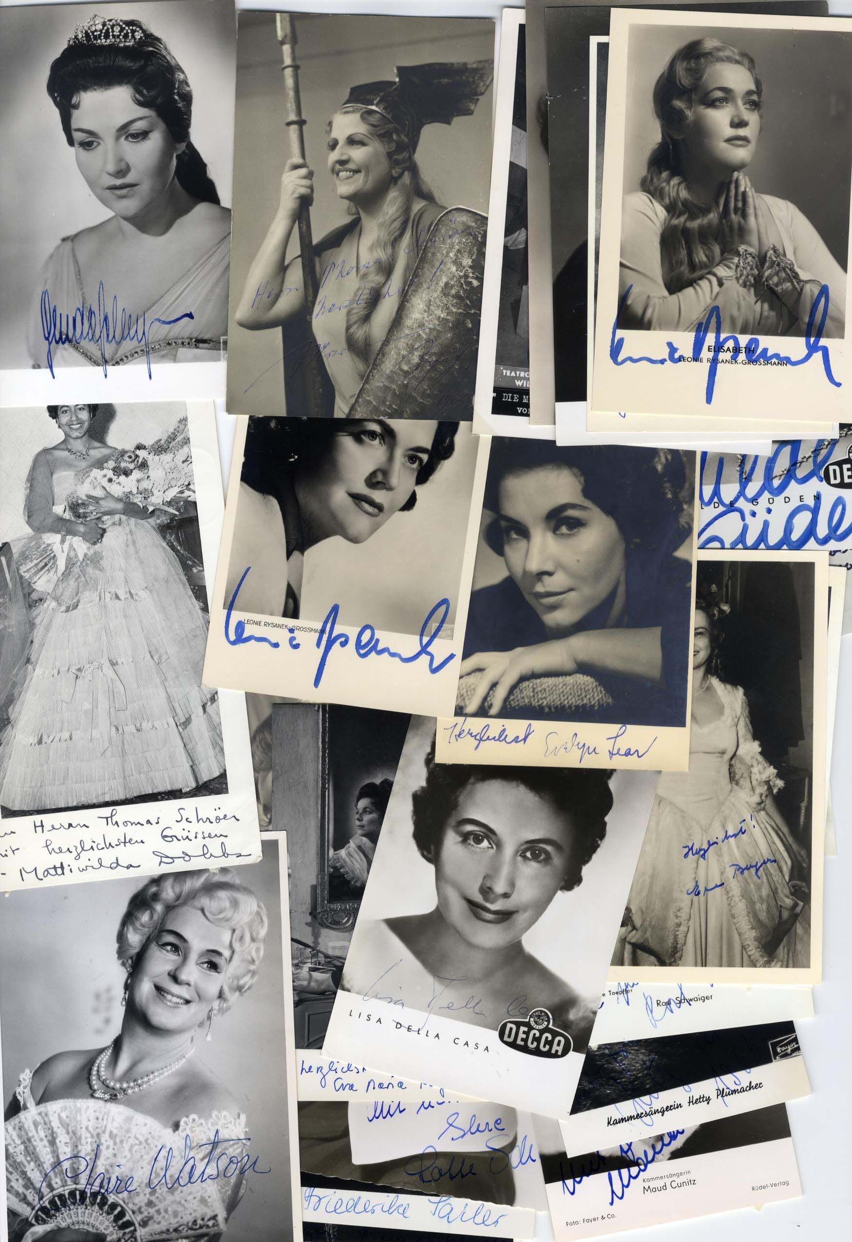 Soprano Collection (25) Autographs