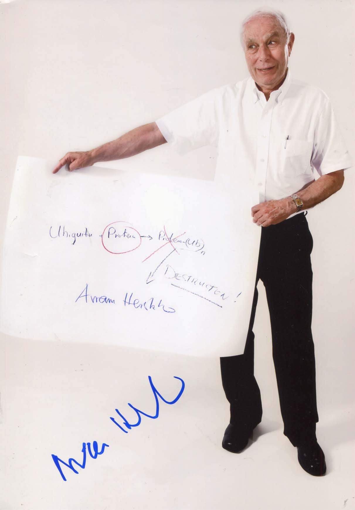 Hershko, Avram autograph