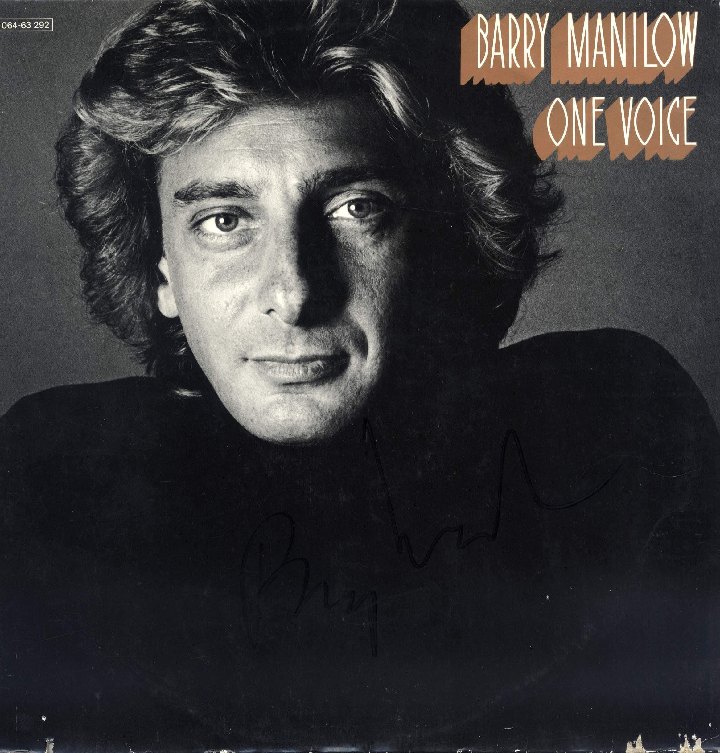 Manilow, Barry autograph