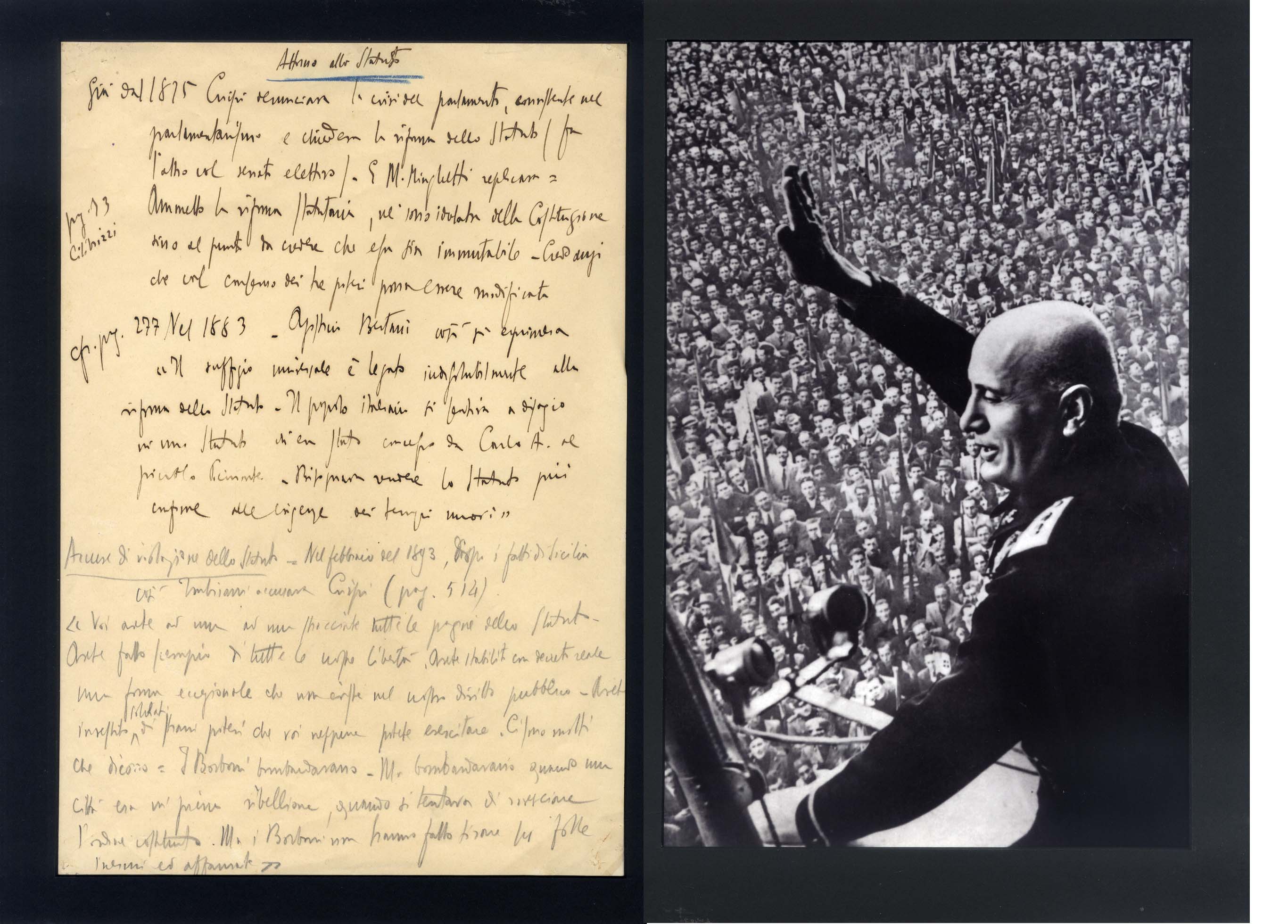 Benito Mussolini Autograph Autogramm | ID 7492857594005