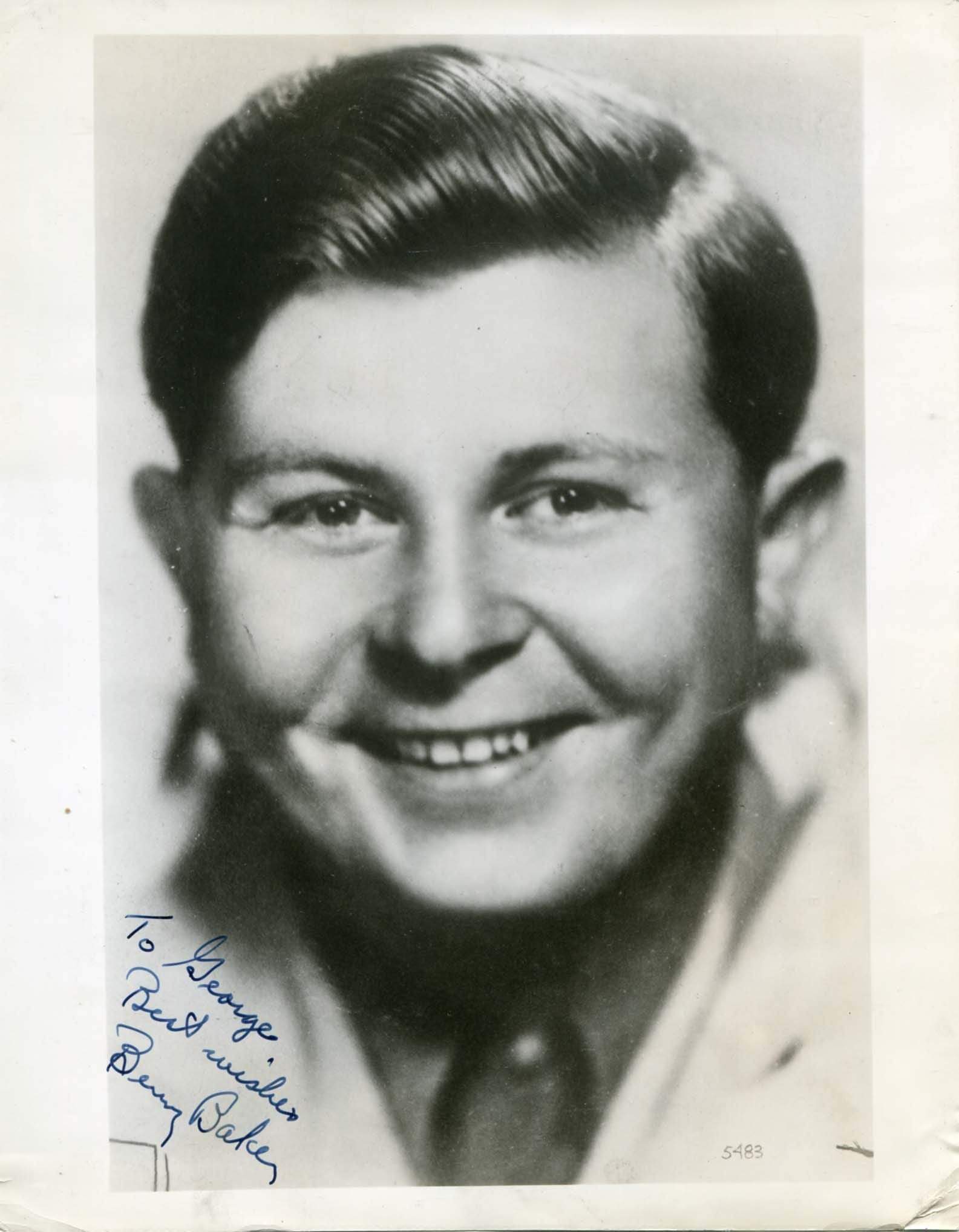 Baker, Benny autograph