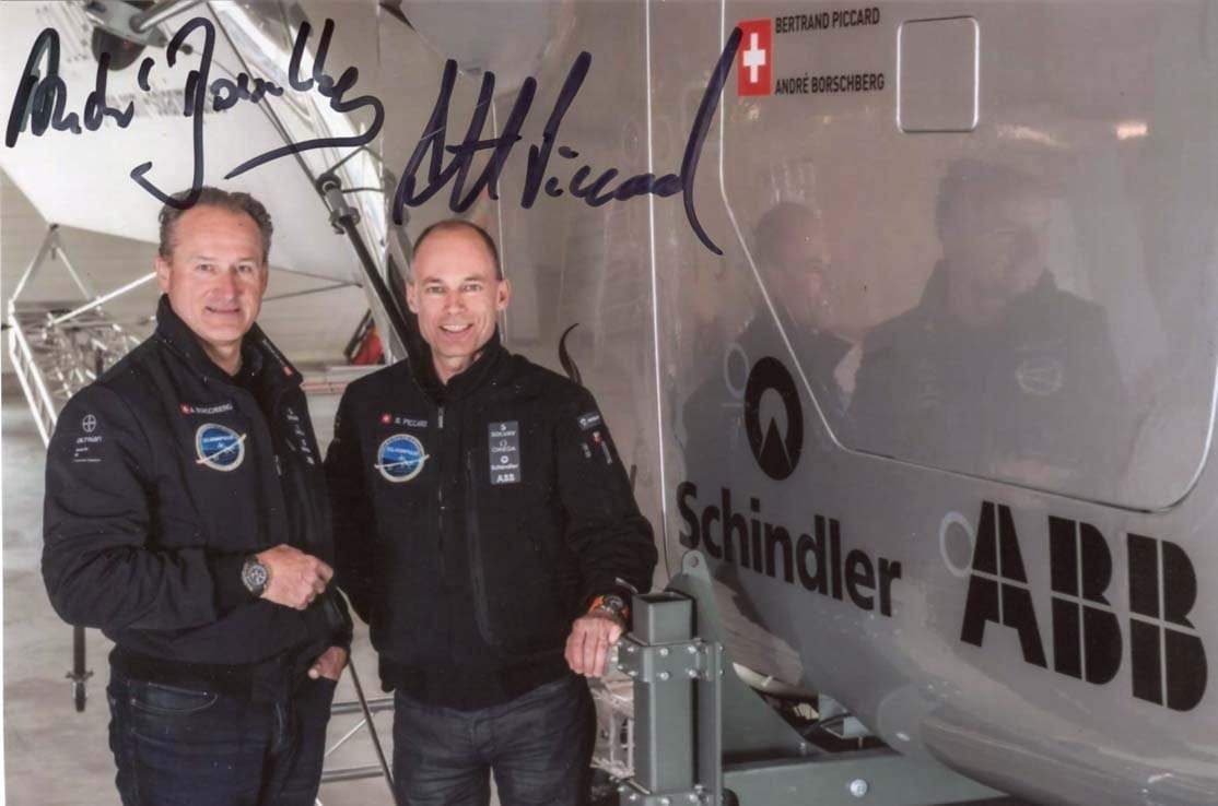 Bertrand & André Piccard & Borschberg Autograph Autogramm | ID 7110277398677