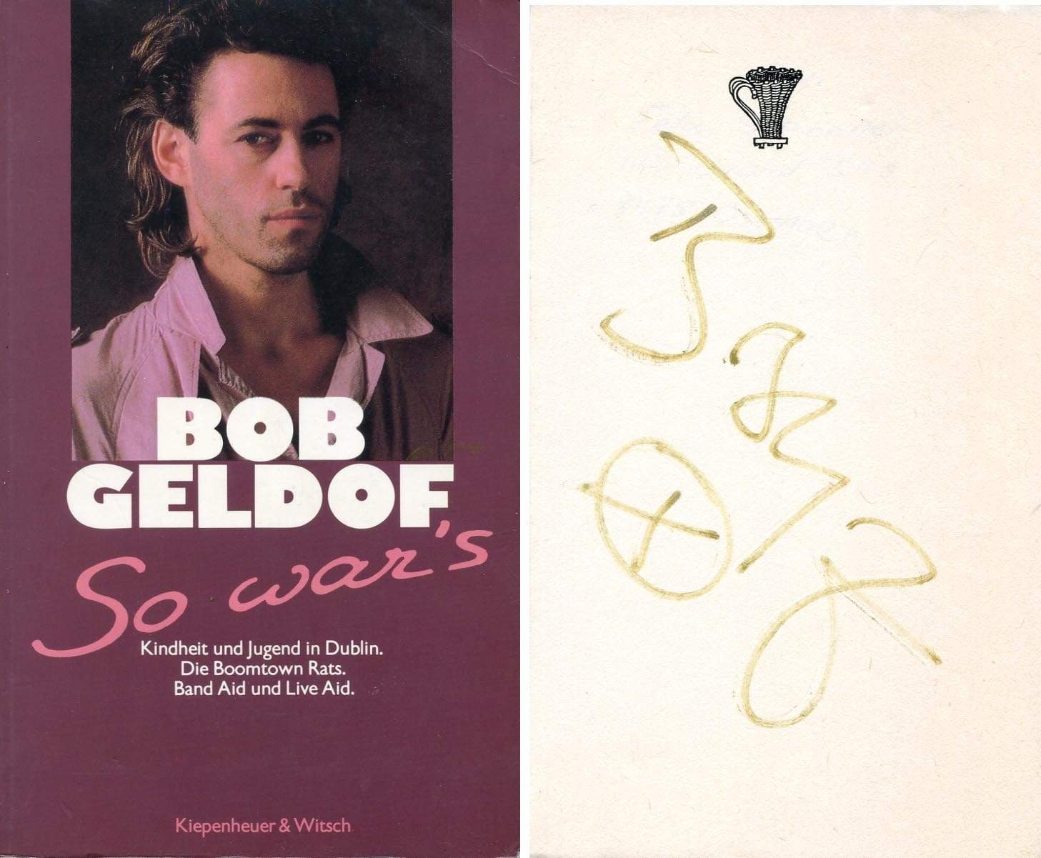 Bob Geldorf Autograph Autogramm | ID 7207164543125