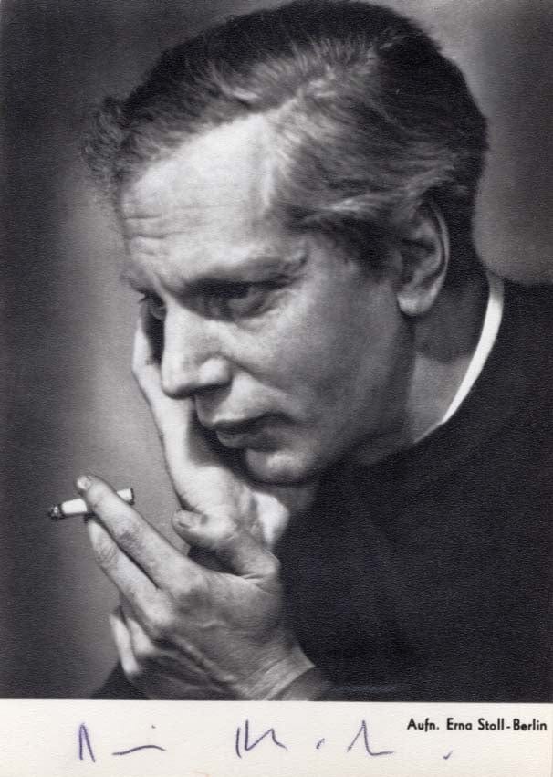 Boris Blacher Autograph