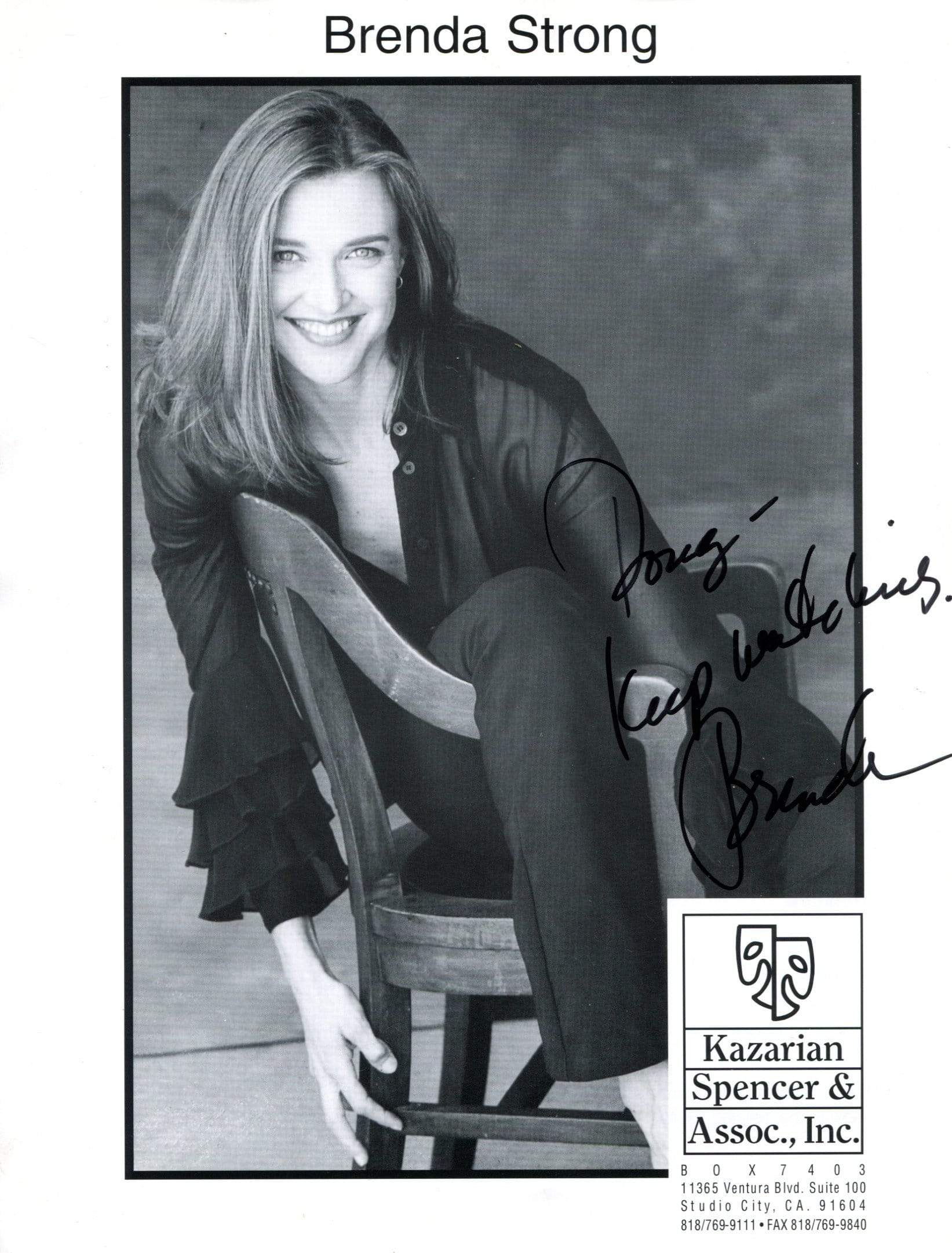 Strong, Brenda autograph