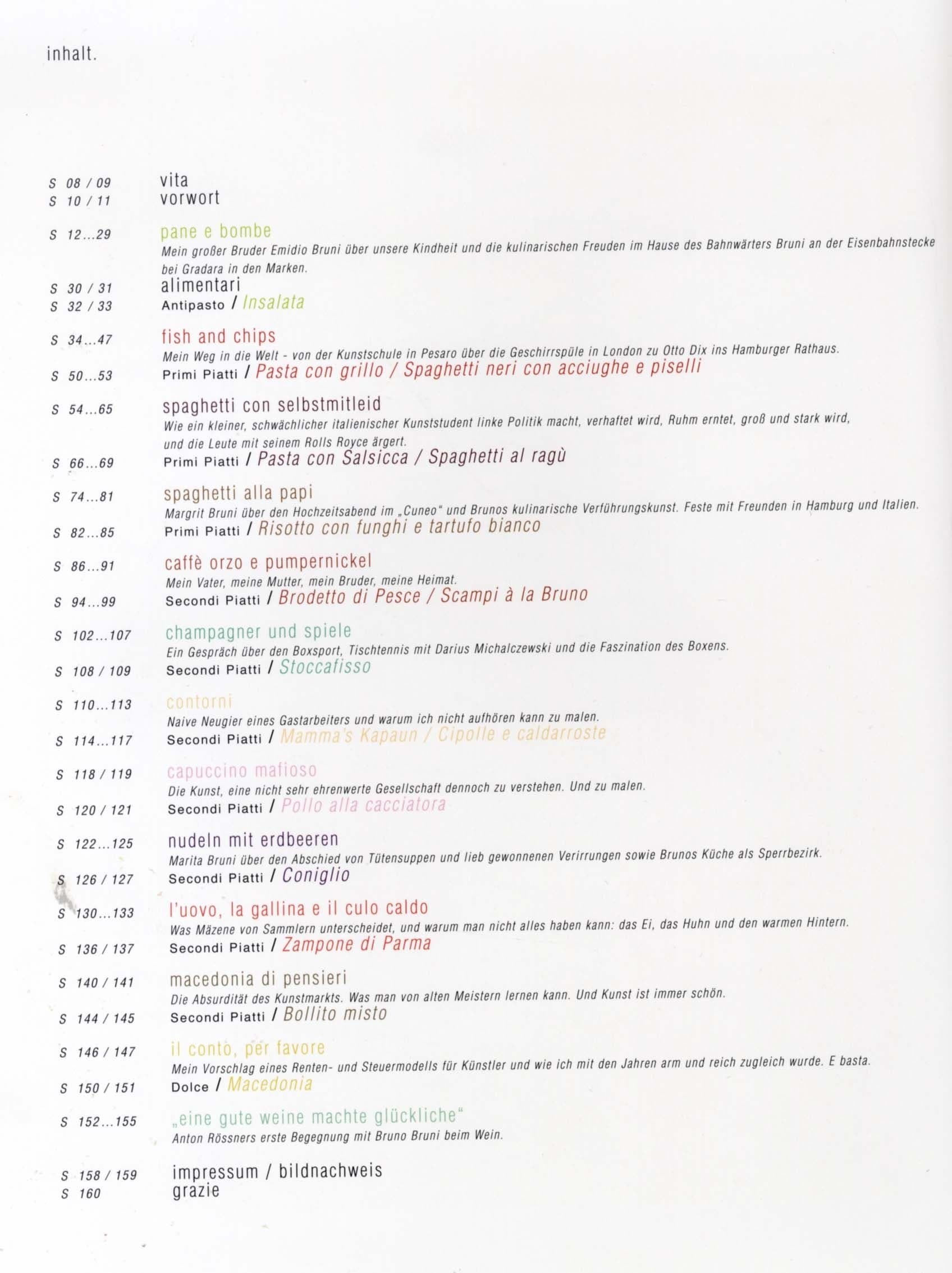 Bruni, Bruno autograph