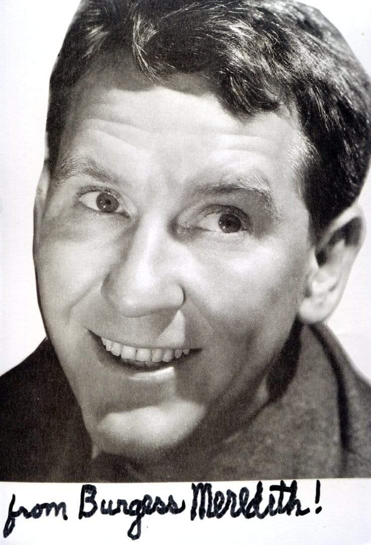 Meredith, Burgess autograph