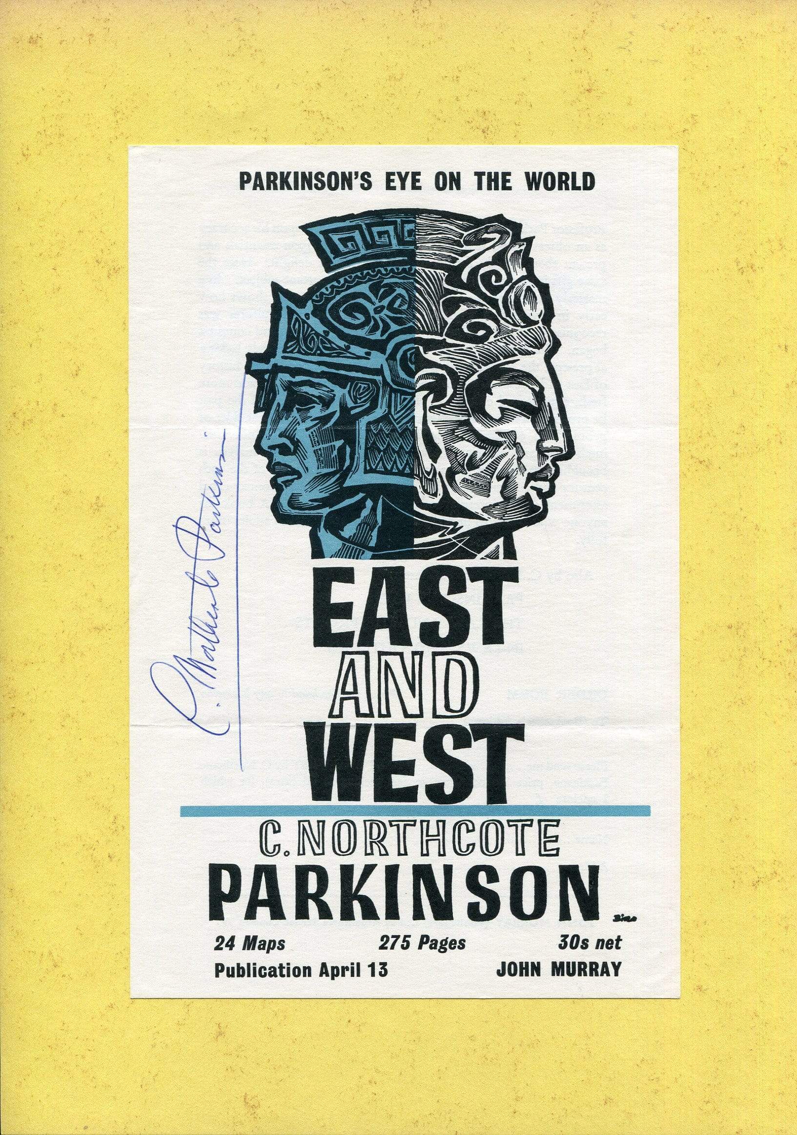 Parkinson, C. Northcote autograph