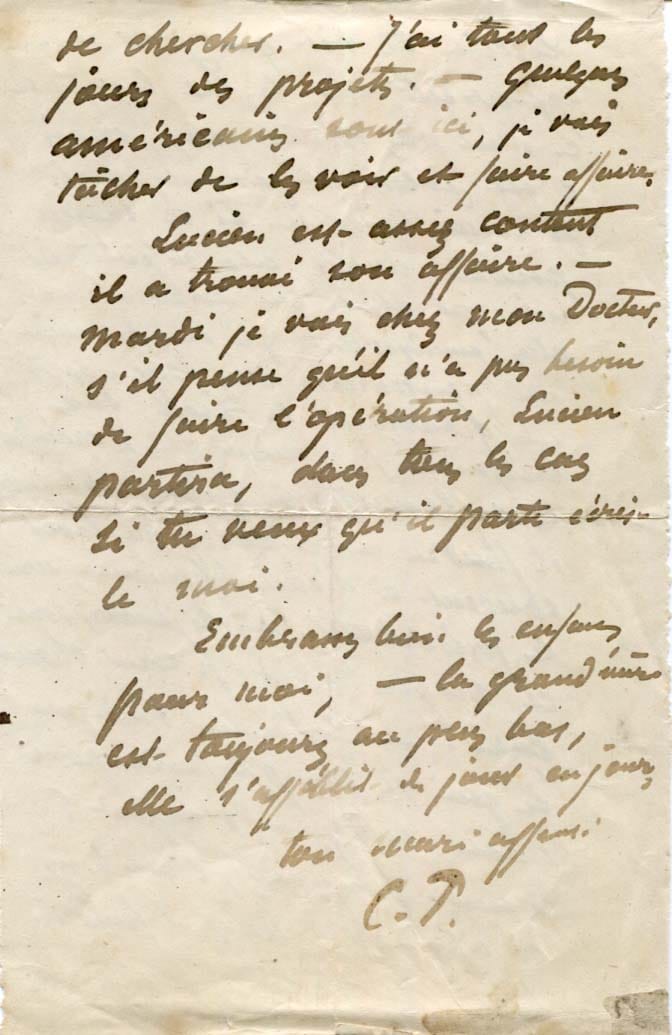 Camille Pissarro Autograph Autogramm | ID 7855935717525