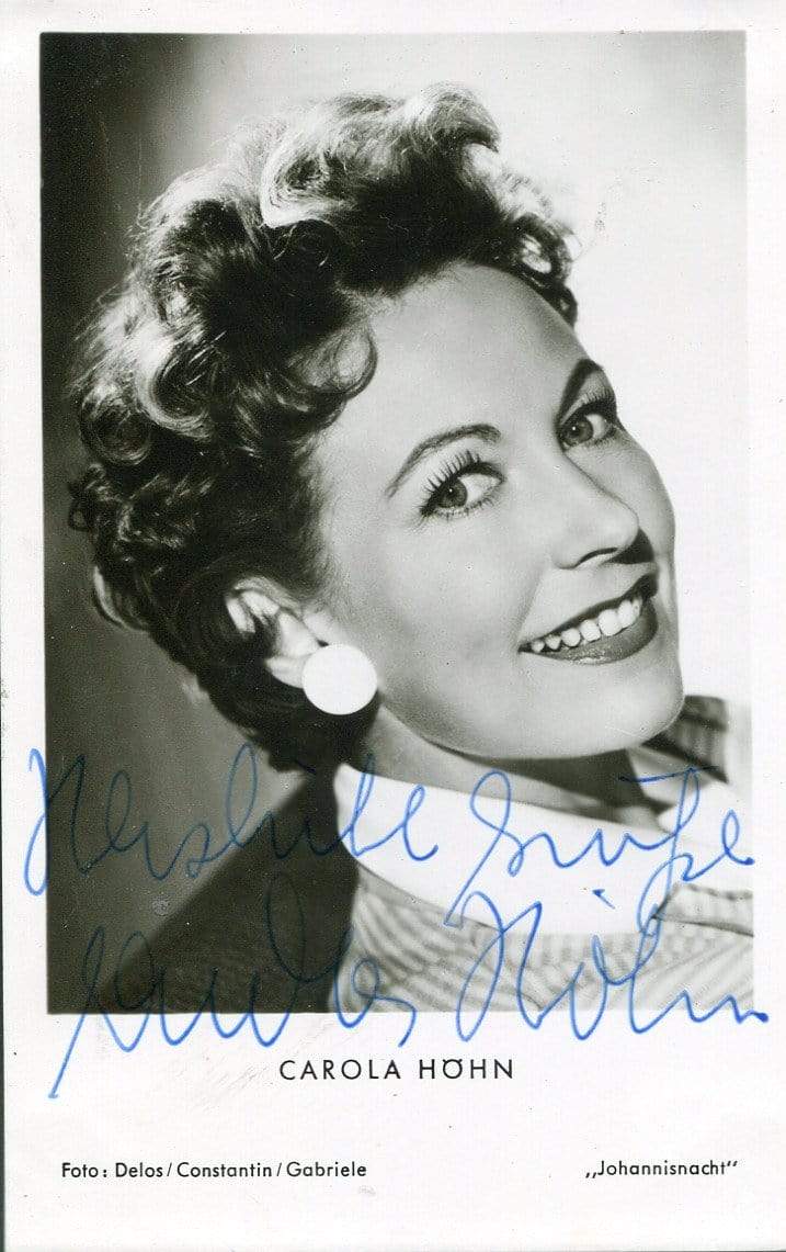 Höhn, Carola autograph
