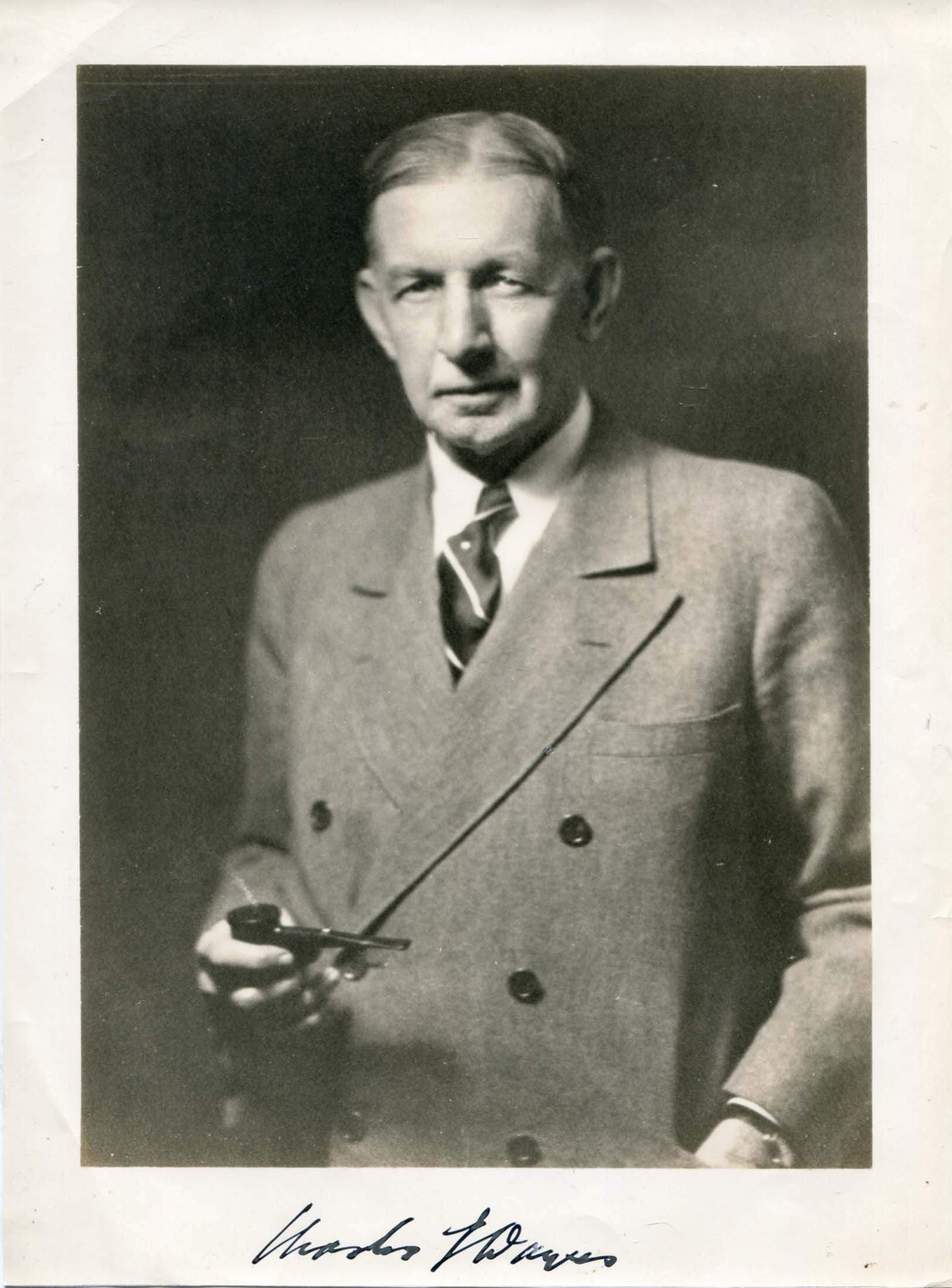 Dawes, Charles G. autograph