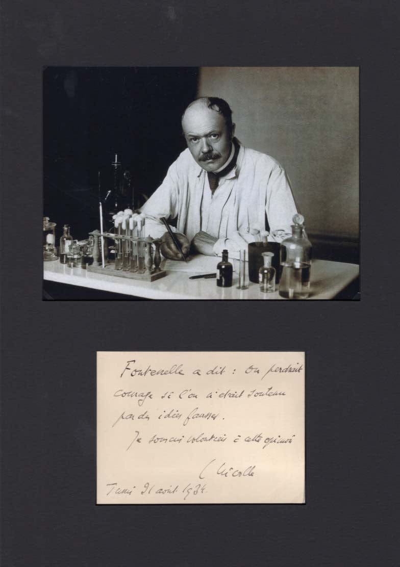 Charles Nicolle Autograph